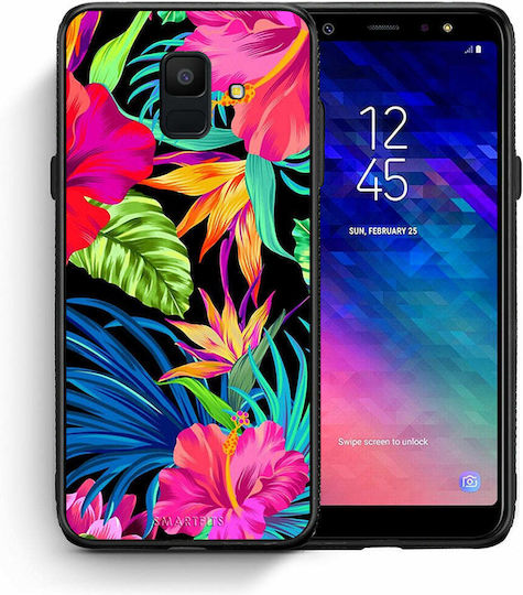 Smartfits Tropical Flowers Back Cover Plastic Multicolor (Galaxy A6 2018) 7374595489947_42421299708059