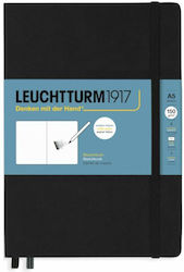 Leuchtturm1917 Caiet A5 cu Elastic Negru