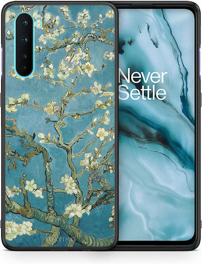Smartfits Umschlag Rückseite Kunststoff Grün (OnePlus Nord) A00_SM1-ON-NORD5G_WHITEBLOSSOMS_RO1