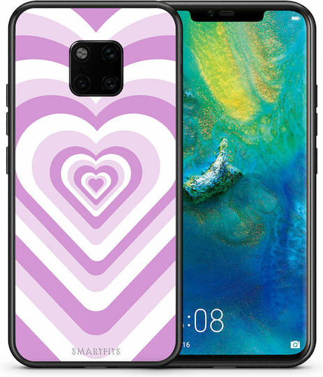 Smartfits Hearts Umschlag Rückseite Kunststoff Flieder (Honor 20 Pro) A00_SM1-HU-MAT20PR_LILACHEARTS_RO1