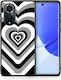 Smartfits Hearts Back Cover Plastic Negru (Huawei Nova 9 / Honor 50 5G - Huawei Nova 9 / Honor 50 5G / Honor 50)