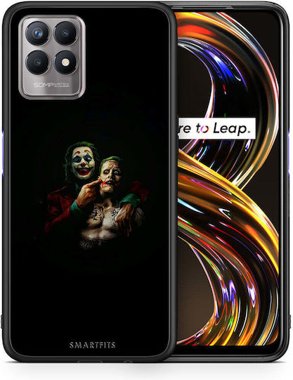 Smartfits Clown Back Cover Plastic Black (Realme 8i)
