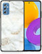 Smartfits Umschlag Rückseite Kunststoff Weiß (Galaxy M52) A00_SM1-SA-M525G_WHITEGOLDMARBLE_RO1