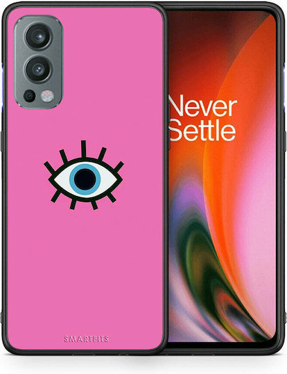 Smartfits Eye Umschlag Rückseite Kunststoff Rosa (OnePlus Nord 2) A00_SM1-ON-NORD25G_BLUEEYEPINK_RO1