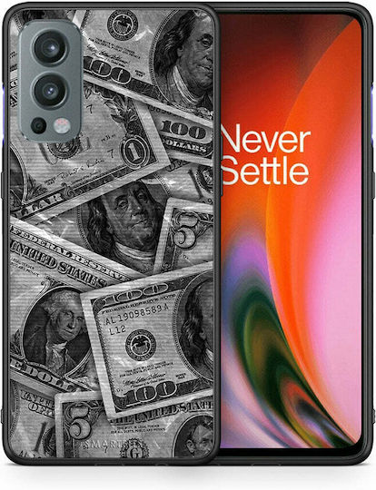 Smartfits Money Dollars Back Cover Πλαστικό Πολύχρωμο (OnePlus Nord 2)