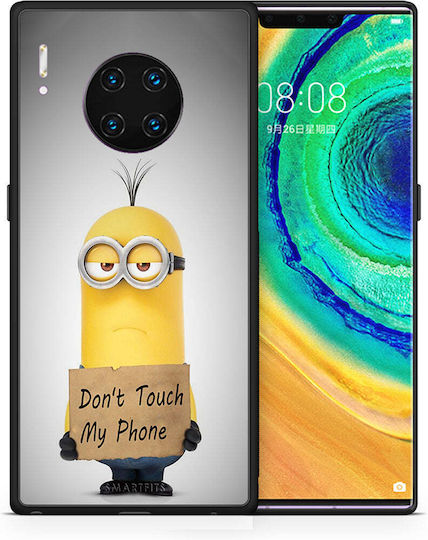 Smartfits Text Back Cover Σιλικόνης Κίτρινο (Huawei Mate 30 Pro)