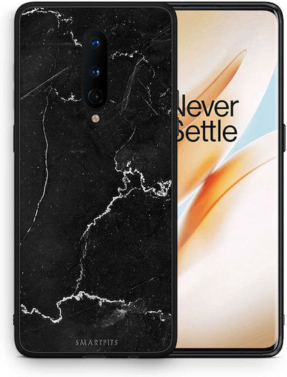 Smartfits Back Cover Plastic / Silicon Negru (OnePlus 8) 7522659991707_42928100081819