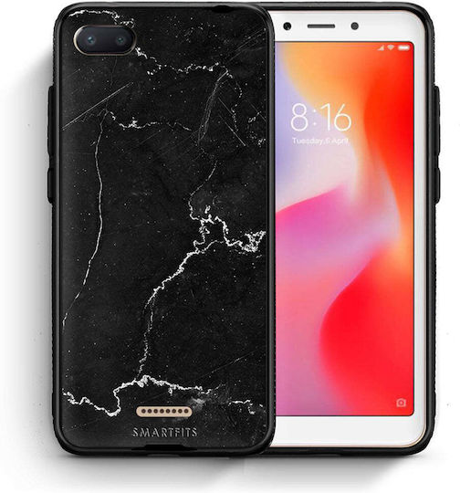 Smartfits Back Cover Plastic / Silicon Negru (Redmi 6a)