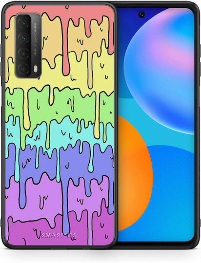 Smartfits Melting Rainbow Back Cover Silicone Multicolour (Huawei P Smart 2021) 7376011853979_42426218053787
