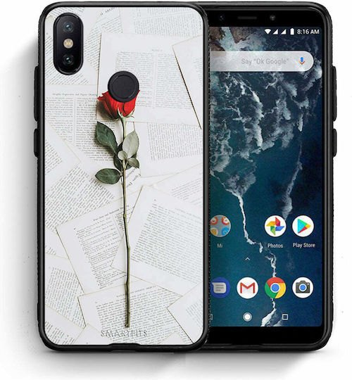 Smartfits Rose Back Cover Silicone White (Xiaomi Mi 6X/Mi A2)