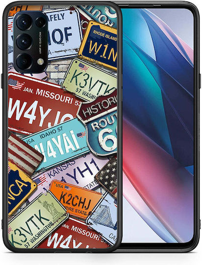 Smartfits Plates Back Cover Πλαστικό / Σιλικόνης Πολύχρωμο (Oppo Find X3 Lite)