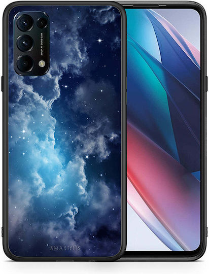 Smartfits Galactic Back Cover Plastic / Silicone Blue (Oppo Find X3 Lite)