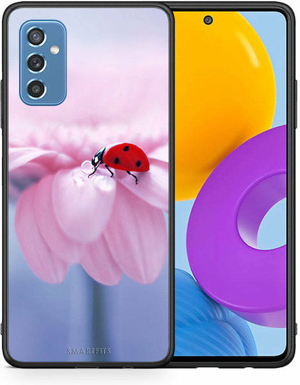 Smartfits Ladybug Flower Rückseite Hülle Kunststoff Mehrfarbig (Galaxy M52)