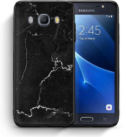 Smartfits Back Cover Πλαστικό / Σιλικόνης Μαύρο (Galaxy J7 2016)