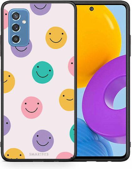 Smartfits Smiley Faces Back Cover Πλαστικό Πολύχρωμο (Galaxy M52)