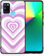 Smartfits Hearts Задна корица Пластмаса Лилав (Realme 7i)