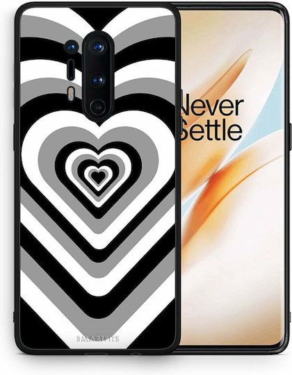 Smartfits Hearts Back Cover Πλαστικό Μαύρο (OnePlus 8 Pro)