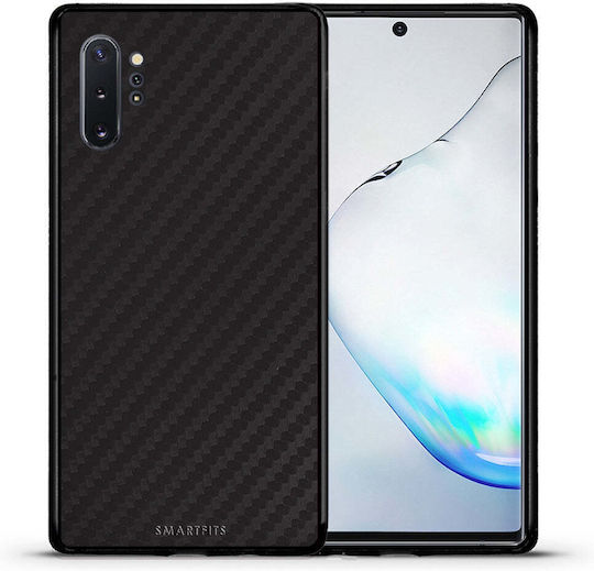 Smartfits Carbon Umschlag Rückseite Kunststoff / Silikon Schwarz (Galaxy Note 10+) 7522632368283_42927952199835