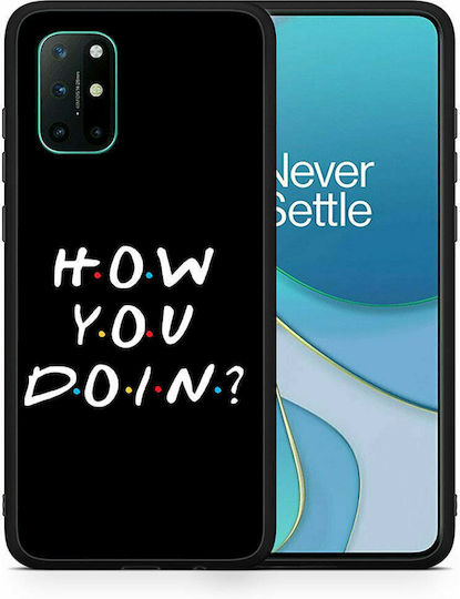 Smartfits How You Doin Back Cover Πλαστικό Μαύρο (OnePlus 8T)