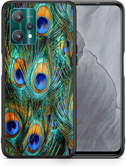 Smartfits Real Peacock Feathers Back Cover Πλαστικό Πολύχρωμο (Realme 9 5G / 9 Pro)