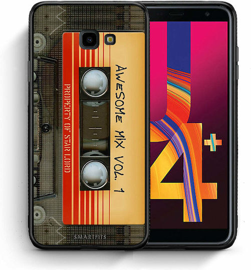 Smartfits Awesome Mix Umschlag Rückseite Kunststoff Mehrfarbig (Galaxy J4+)