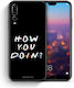 Smartfits How You Doin Back Cover Plastic Negru (Huawei P20 Pro)