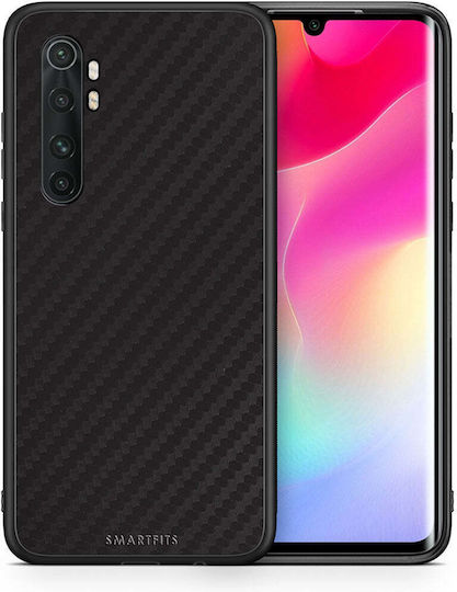 Smartfits Carbon Back Cover Plastic / Silicon Negru (Xiaomi Mi Note 10 Lite) 7522624798875_42927924150427