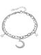 Verorama Damen Armband Kette aus Edelstahl 21cm