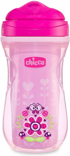 Chicco Kleinkinderbecher Active aus Plastik Rosa 266ml für 14m+m+