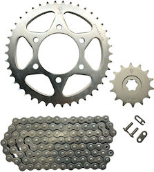 JT Sprockets Σετ Γρανάζια Αλυσίδα για Modenas Kristar 125