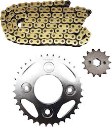 JT Sprockets Kette & Ritzel-Kit für Honda Innova 125