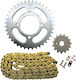 JT Sprockets Σετ Γρανάζια Αλυσίδα για Yamaha Crypton R 115