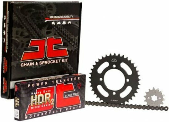 JT Sprockets Комплект верига и зъбни колела за Yamaha Z 125