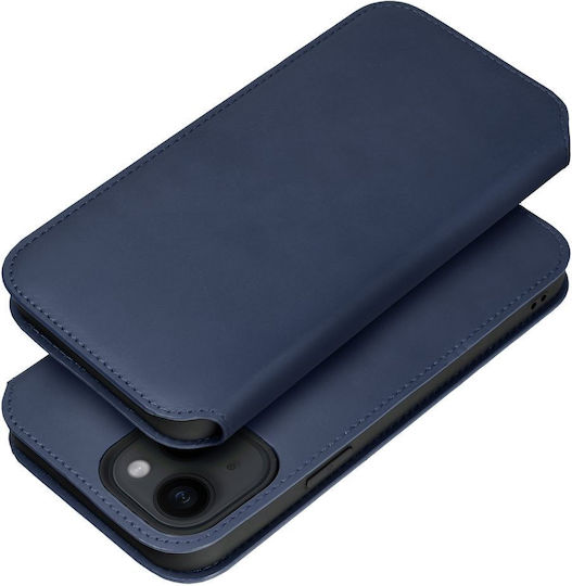 Dual Pocket Book Δερμάτινο / Πλαστικό Navy Μπλε (Redmi Note 12 5G)