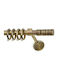 Anartisi Metallic Curtain Pole Max Single Φ20mm 200cm Bronze