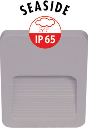 Universe Wall-Mounted Outdoor Ceiling Light LED IP65 2W with Warm White Light 9x12εκ.