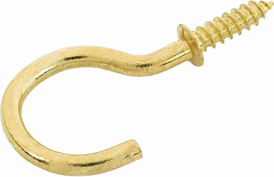Lux Tools Haken Messing mit Durchmesser M30 und Länge 30mm 4Stück