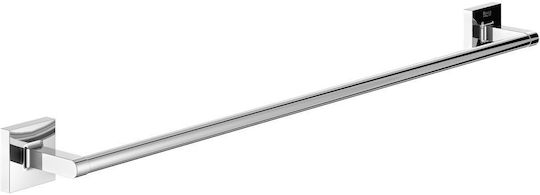 Roca Cubica Bathroom Rail Wall-Mounted with Screws 62x62cm Silver
