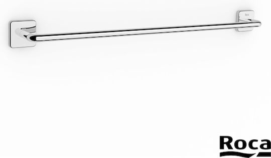 Roca Ράγα Μπάνιου Μονή Επιτοίχια με Βίδες ​60x60cm Ασημί