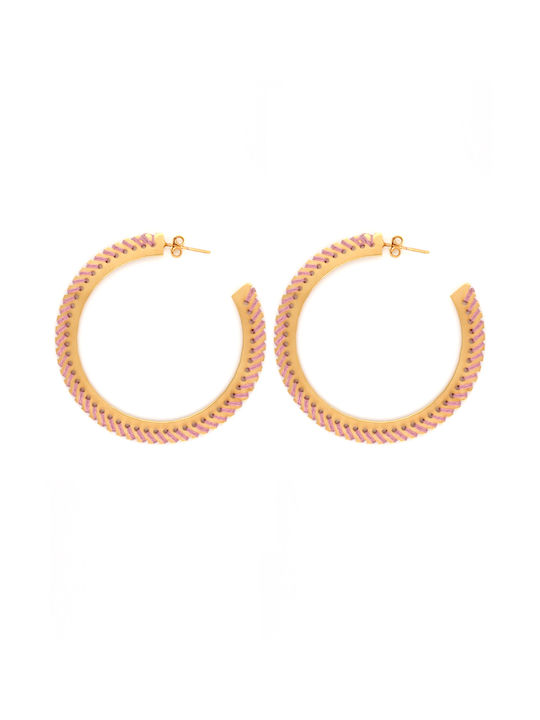 LifeLikes Earrings Hoops Gold Plated