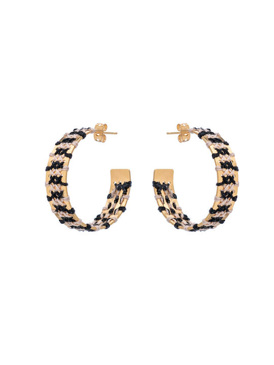 LifeLikes Earrings Hoops Gold Plated