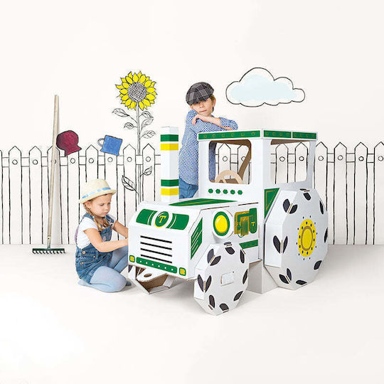 Tektorado Paper Construction Toy Tractor