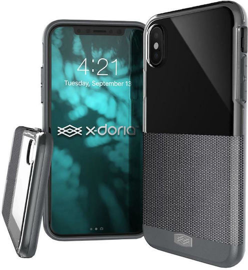 X-Doria Husă Back Cover Din Silicon Gri (iPhone X / XS)