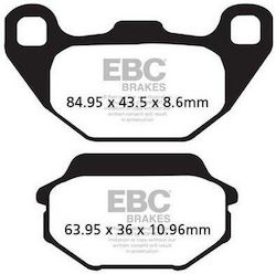 EBC Motorradbremsbeläge Für Kymco People Vespa 50