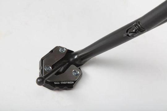 SW-Motech Motorcycle Peripheral Parts Side Stand Extension in Black Color STS.06.525.10000
