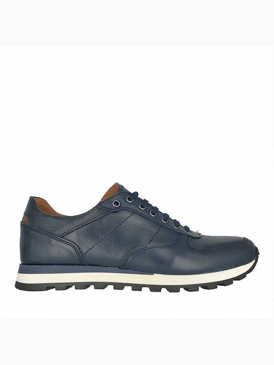 Antonio Shoes Men's Leather Casual Shoes Blue