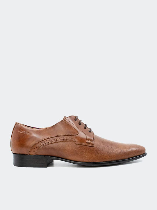 Softies Δερμάτινα Ανδρικά Oxfords Ταμπά