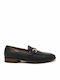 Δερμάτινα Ανδρικά Loafers σε Μαύρο Χρώμα