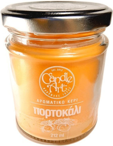 Kallisti Glass Αρωματικό Σόγιας σε Βάζο Αιθέρια Έλαια Πορτοκάλι