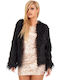 Women's Short Fur Black